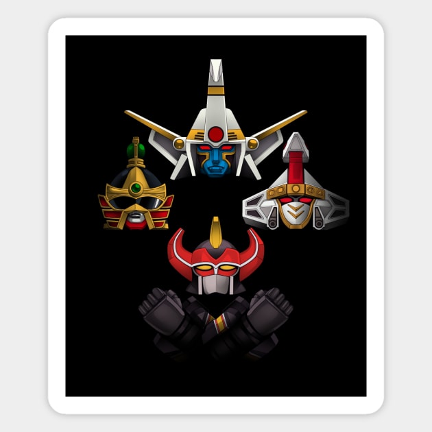 Zord Rhapsody Magnet by Batang 90s Art